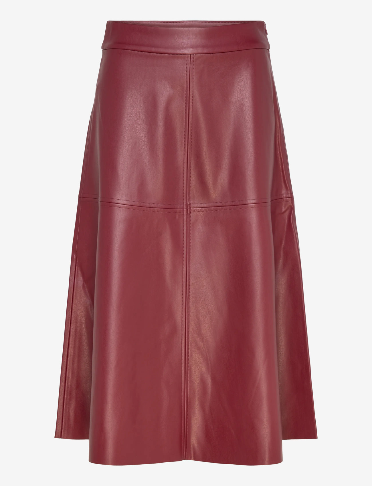 Bruuns Bazaar - VeganiBBImma skirt - midiseelikud - syrah - 0