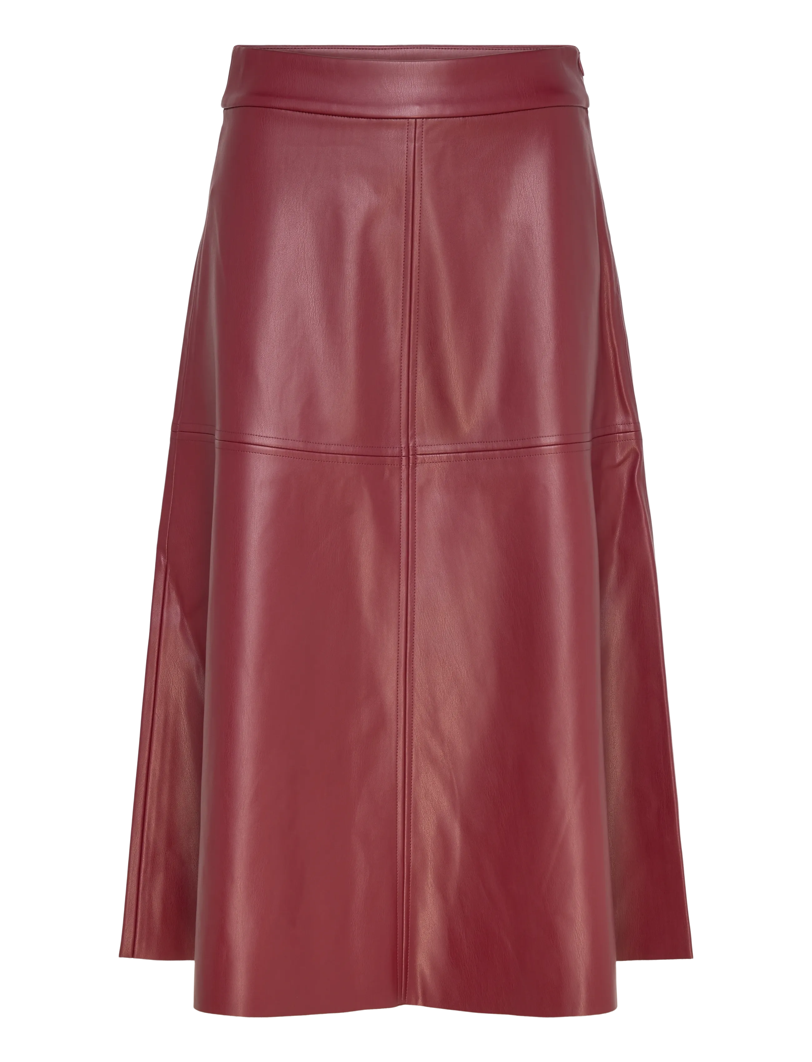 Bruuns Bazaar VeganiBBImma skirt - Midi skirts - SYRAH / red