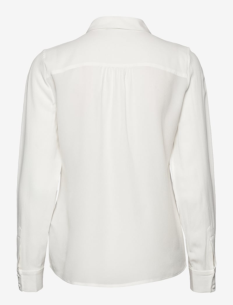 Bruuns Bazaar - LillieBBCorinna silkshirt - langärmlige hemden - snow white - 2