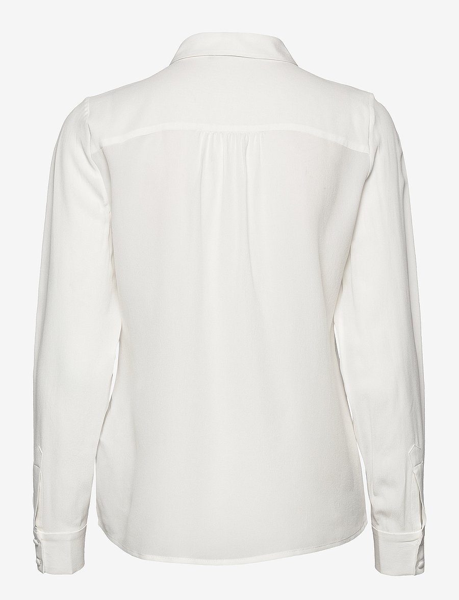 Bruuns Bazaar - Lillie Corinna shirt - langerma skyrtur - snow white - 2