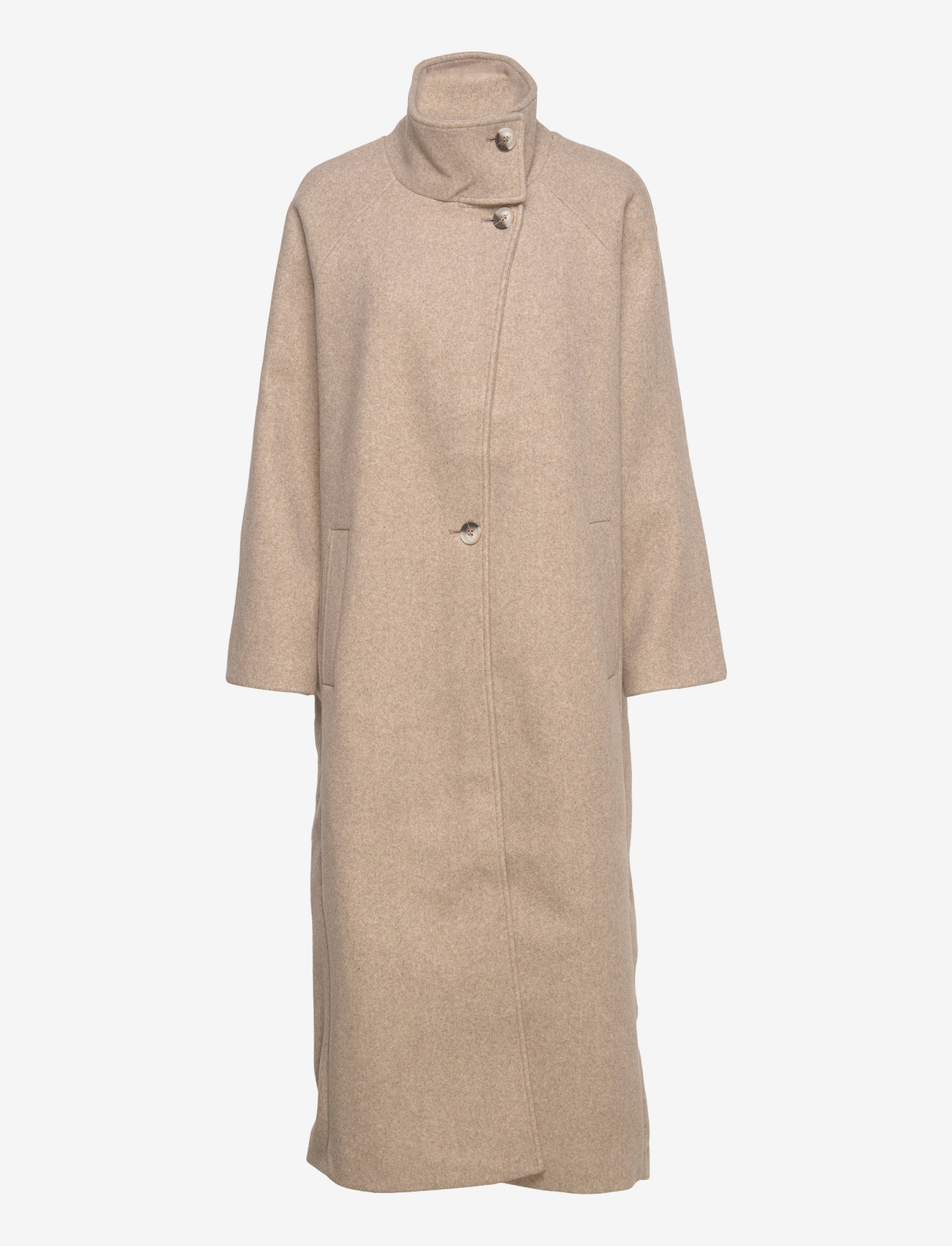 Bruuns Bazaar - Damask Claudia coat - beige melange - 1