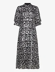 Bruuns Bazaar - GeraniumBBElba dress - kveldskjoler - black  print - 0