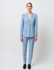 Bruuns Bazaar - RubysusBBLinea pants - dalykinio stiliaus kelnės - ash blue - 2