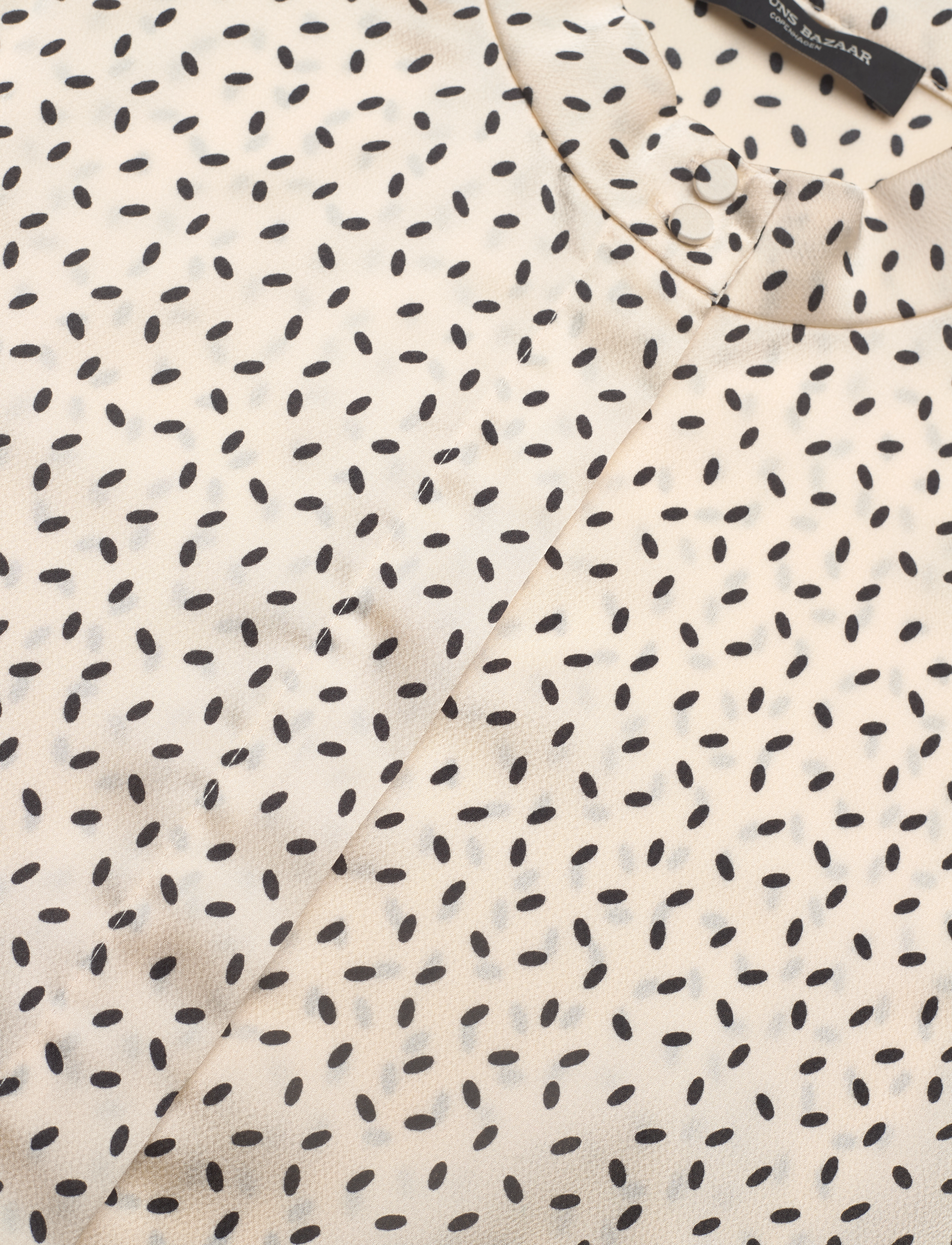 Bruuns Bazaar - AcaciaBBFria shirt - cream/black dot print - 3