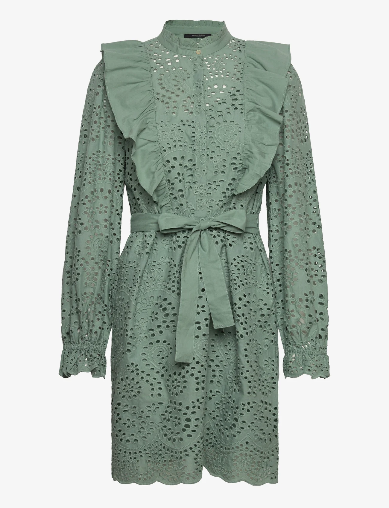 Bruuns Bazaar - Sienna Kandra dress - skjortekjoler - ice green - 0