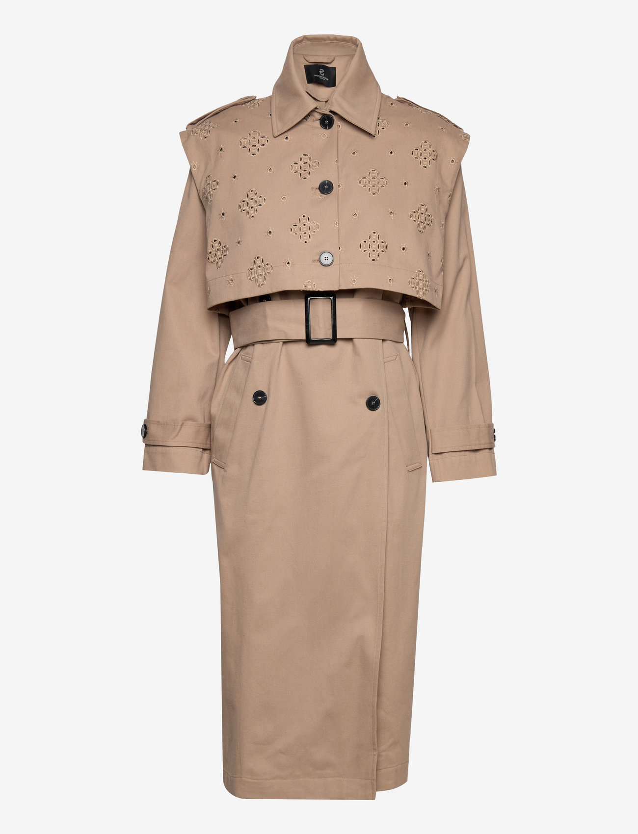 Bruuns Bazaar - Campa Iva coat - roasted grey khaki - 1