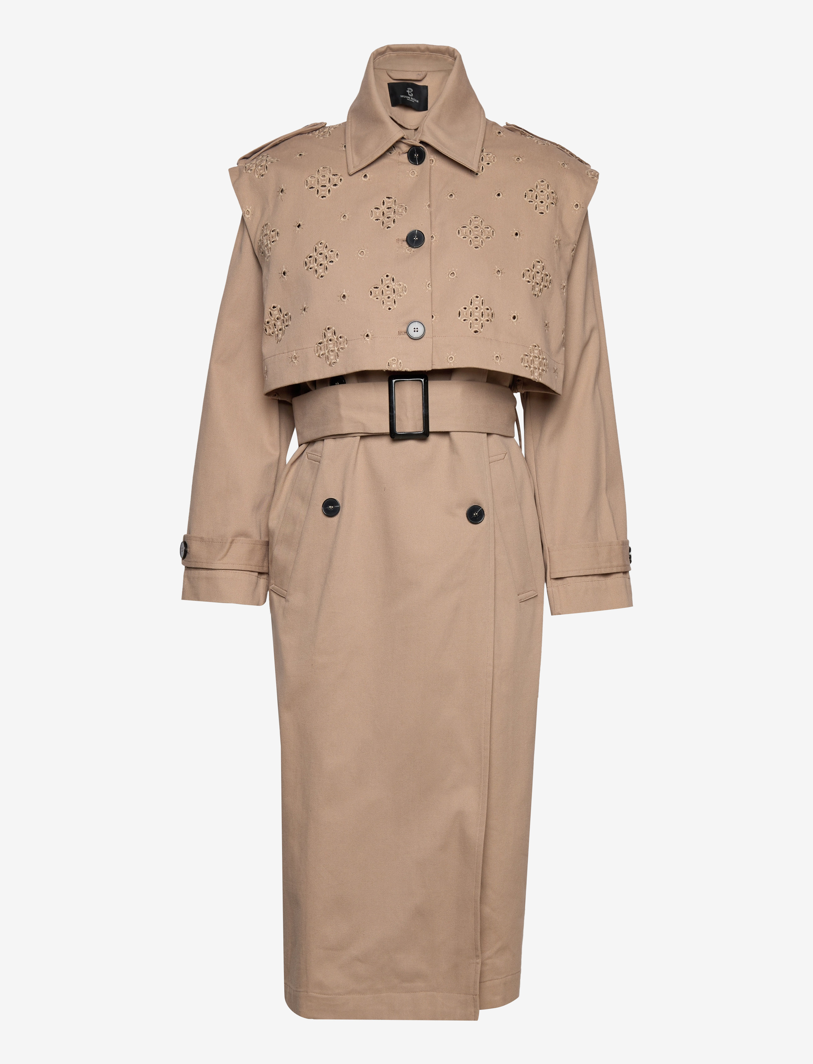 Bruuns Bazaar - Campa Iva coat - roasted grey khaki - 1