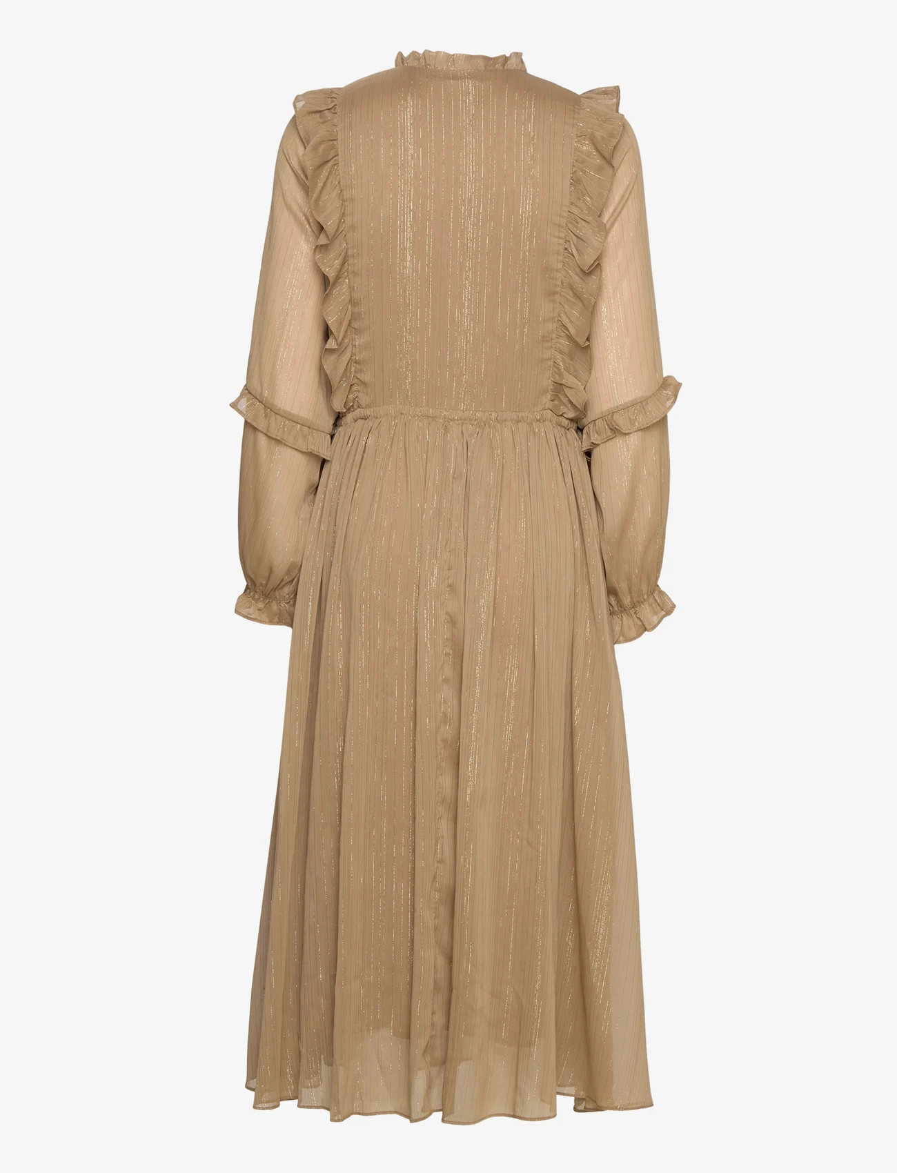 Bruuns Bazaar - Senna Fia dress - midi jurken - cold camel - 1