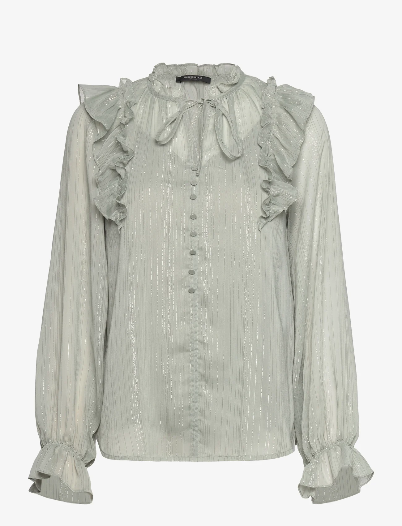 Bruuns Bazaar - SennaBBKatarina blouse - blouses met lange mouwen - pale aqua - 0