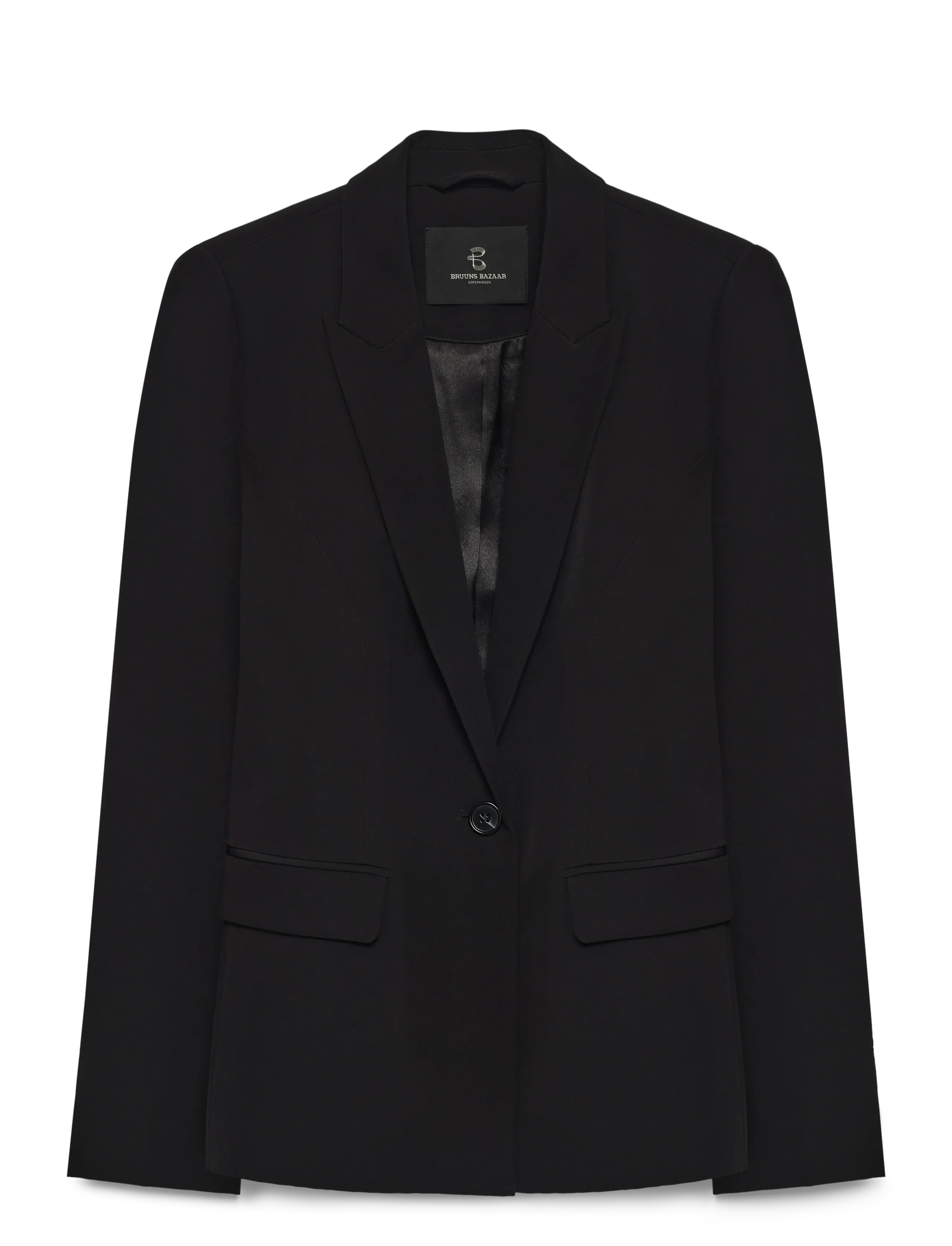 Bruuns Bazaar Rubysusbbalberte Blazer, 34, Black, Blazere > Enkeltradede Blazere, Dame