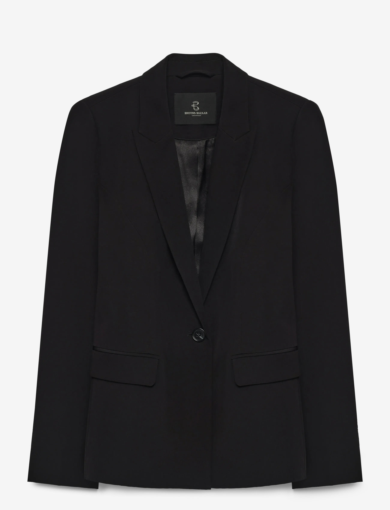 Bruuns Bazaar - RubySusBBAlberte blazer - enkelknäppta kavajer - black - 1