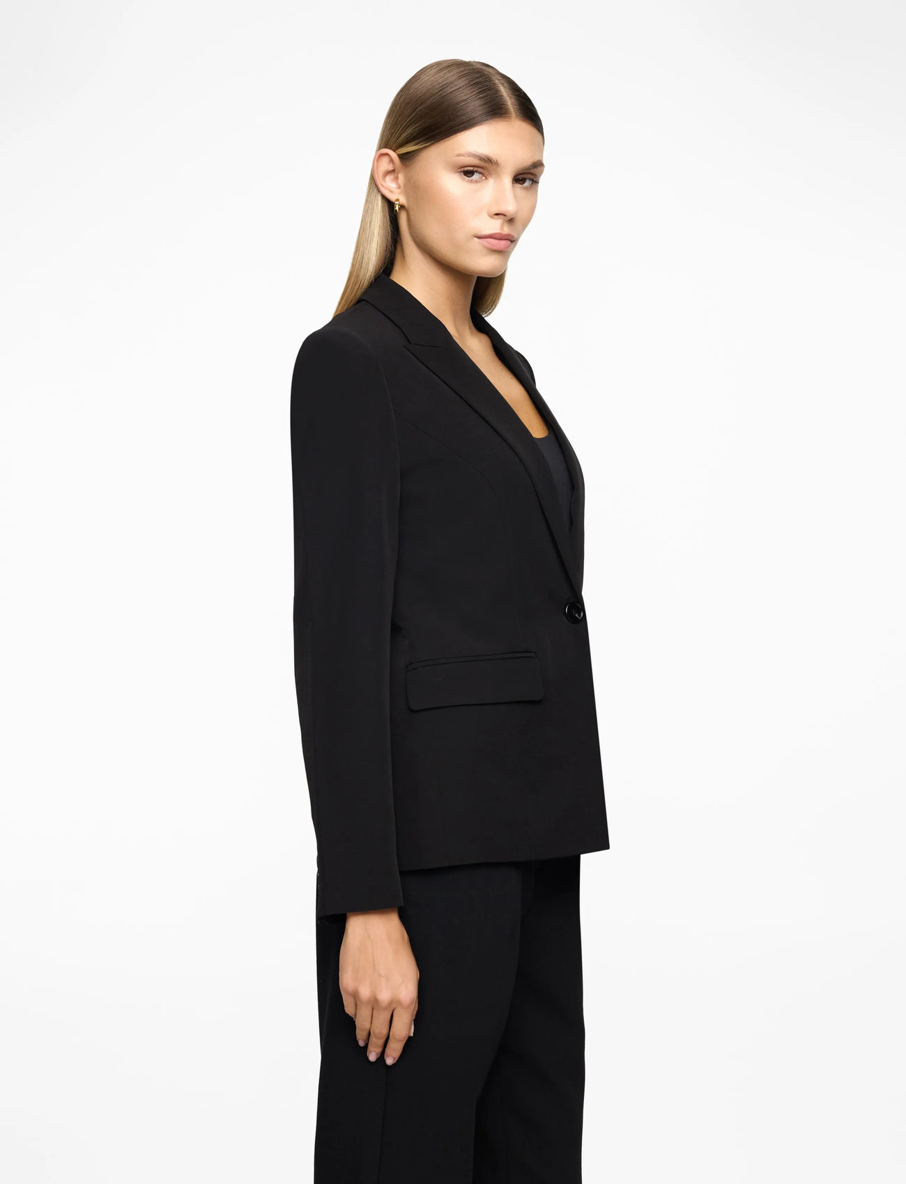Bruuns Bazaar - RubySusBBAlberte blazer - enkelknäppta kavajer - black - 3
