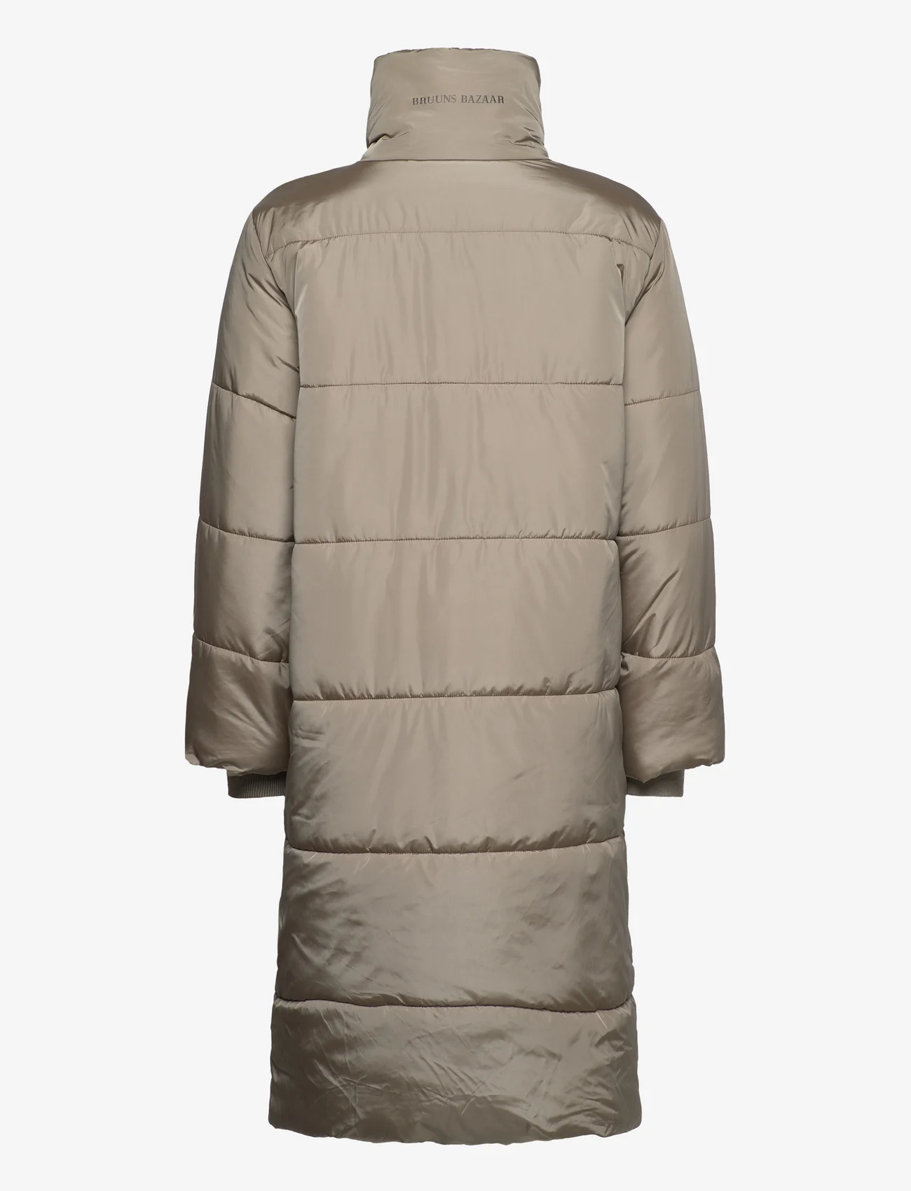 Bruuns Bazaar - Niella B Lucky coat - Žieminės striukės - roasted grey khaki - 1