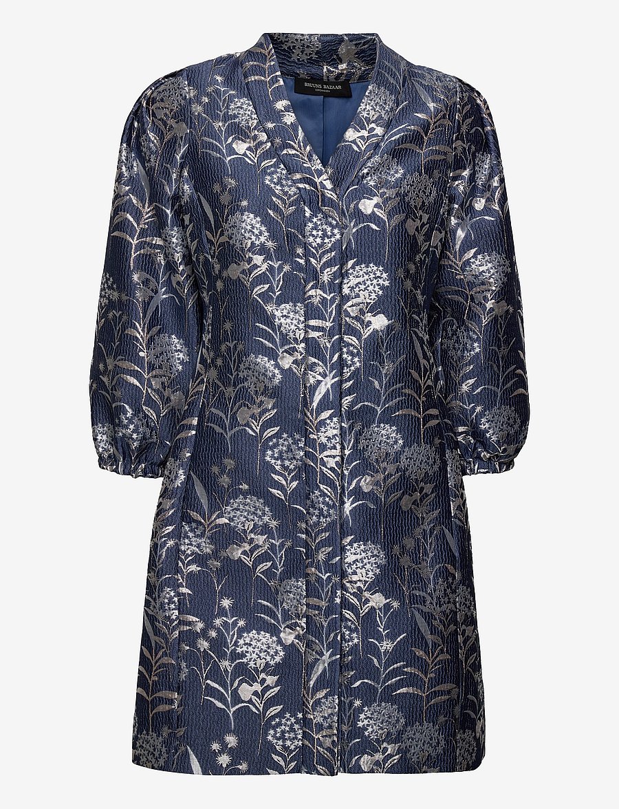 Bruuns Bazaar - Eustoma Mahia dress - pidulikud kleidid - blue floral - 1