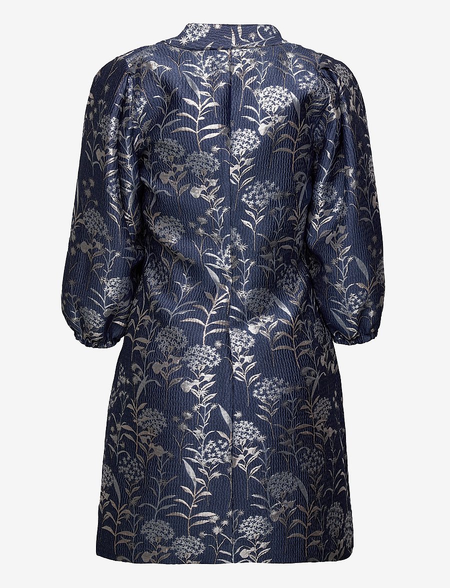 Bruuns Bazaar - Eustoma Mahia dress - pidulikud kleidid - blue floral - 2