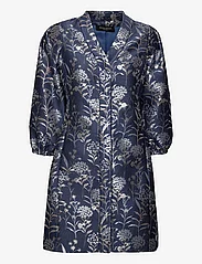 Bruuns Bazaar - Eustoma Mahia dress - party wear at outlet prices - blue floral - 0