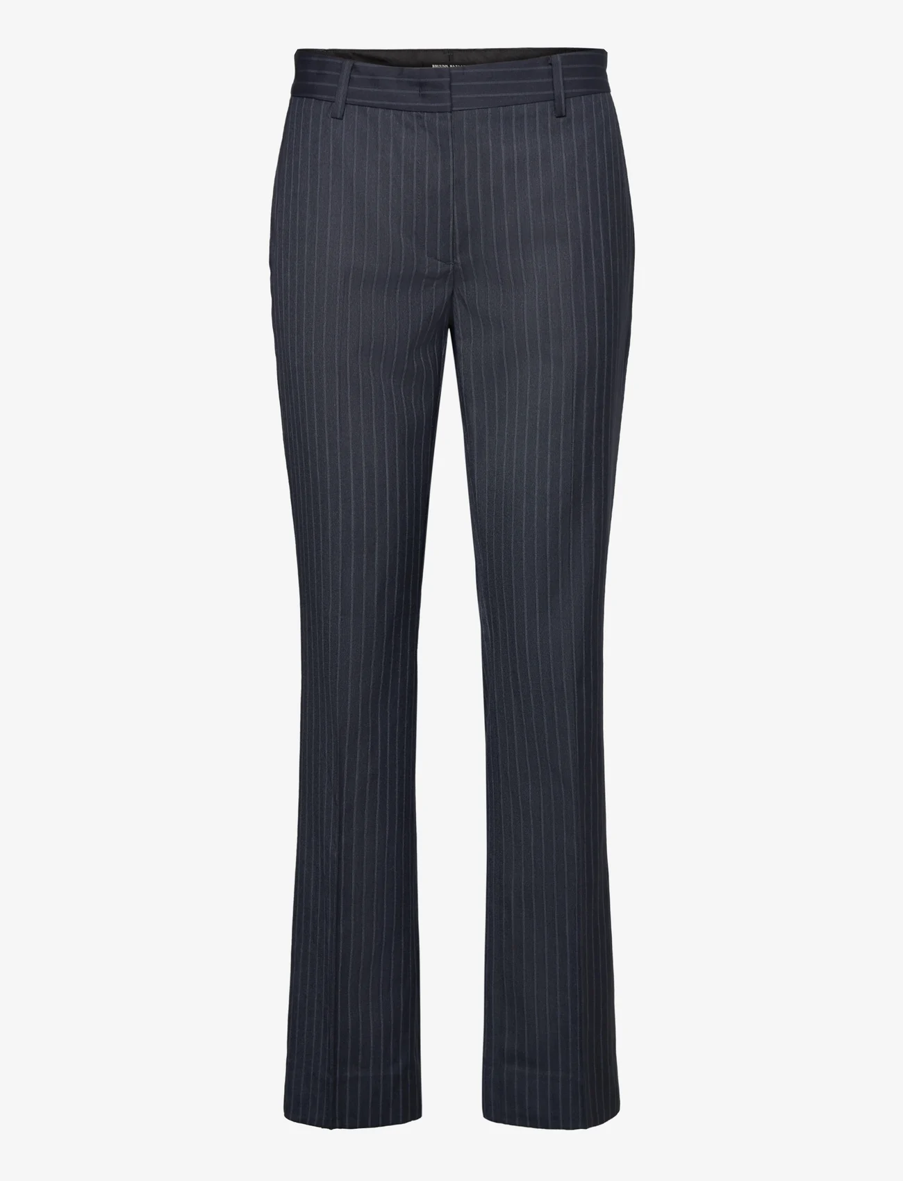 Bruuns Bazaar - Bluestar Linora pants - dalykinio stiliaus kelnės - blue pinstripe - 0