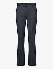 Bruuns Bazaar - Bluestar Linora pants - kostymbyxor - blue pinstripe - 0