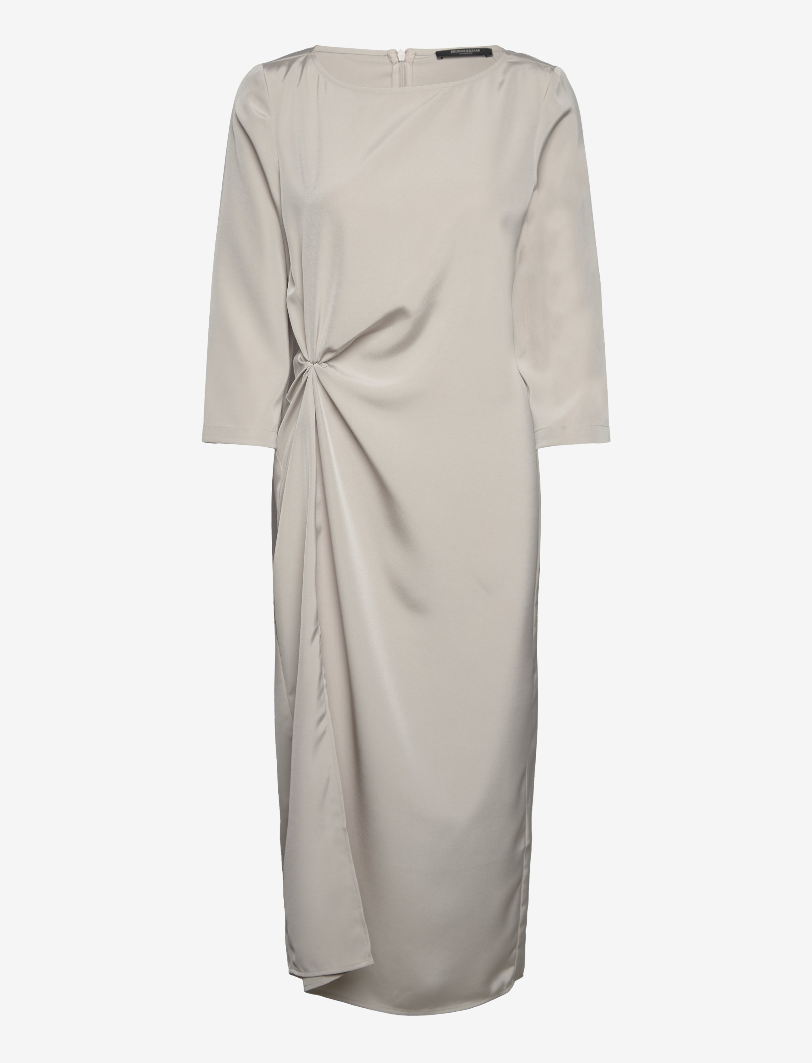 Bruuns Bazaar Ratum Laura dress - Kjoler - CHATEAU GREY / grey