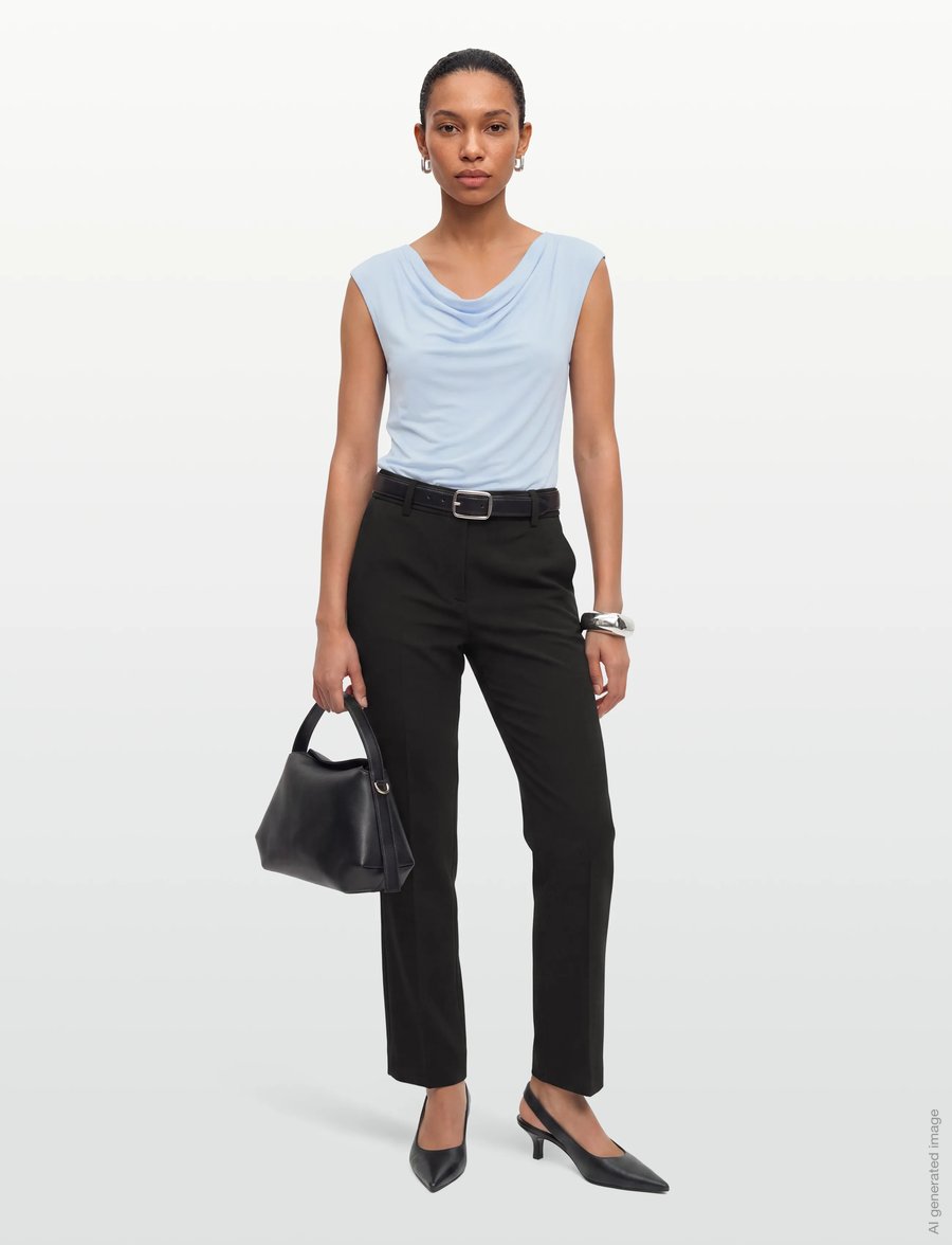 Bruuns Bazaar - RubySusBBMagica pants - habitbukser - black - 0
