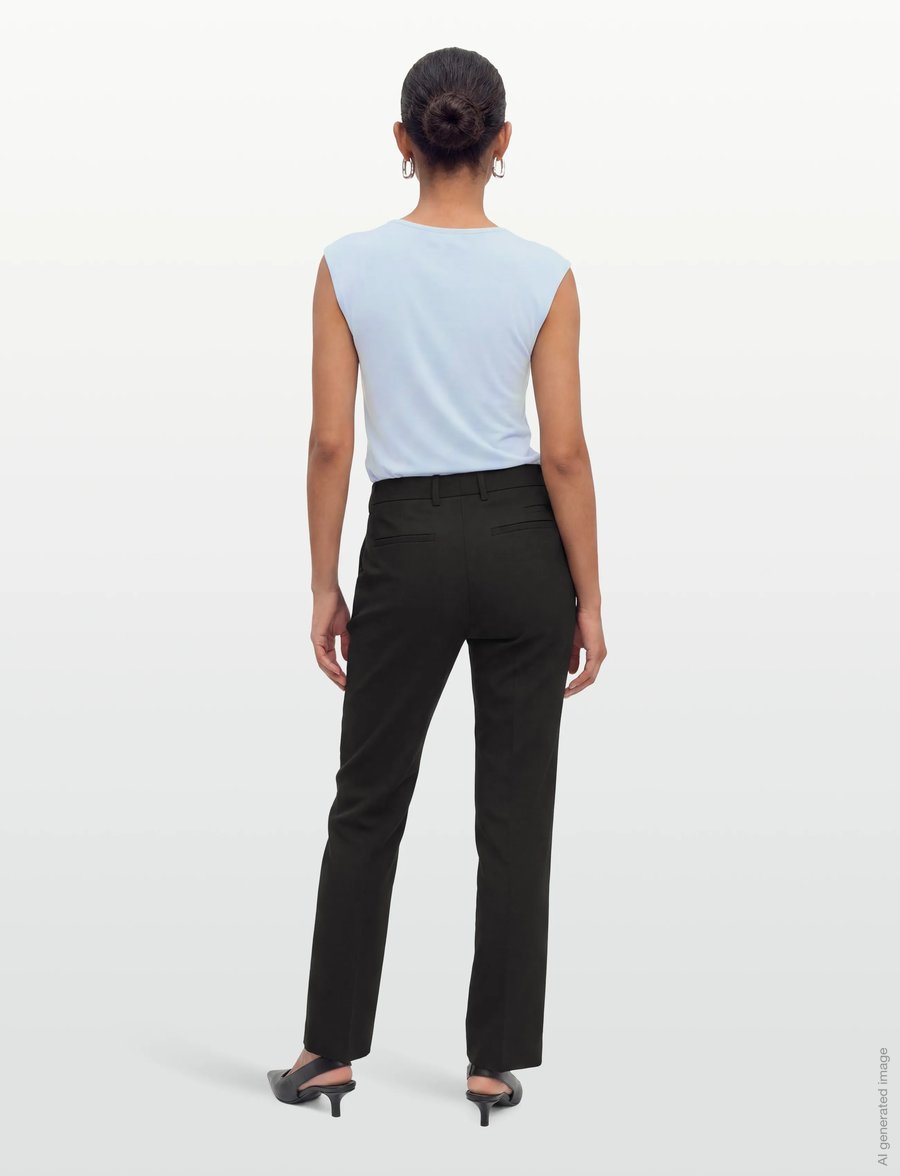 Bruuns Bazaar - RubySusBBMagica pants - habitbukser - black - 4