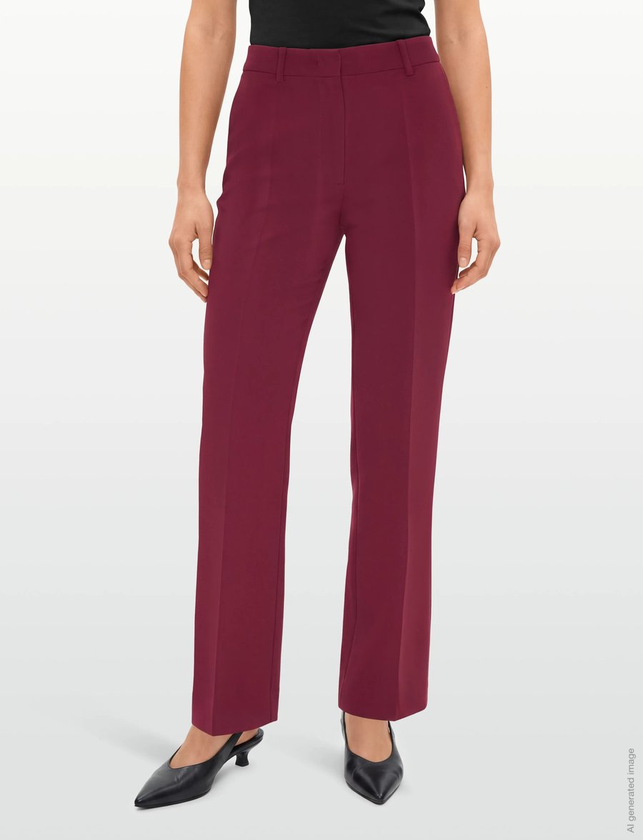 Bruuns Bazaar - BrassicaBBEleza pants - pidulikud püksid - burgundy - 3