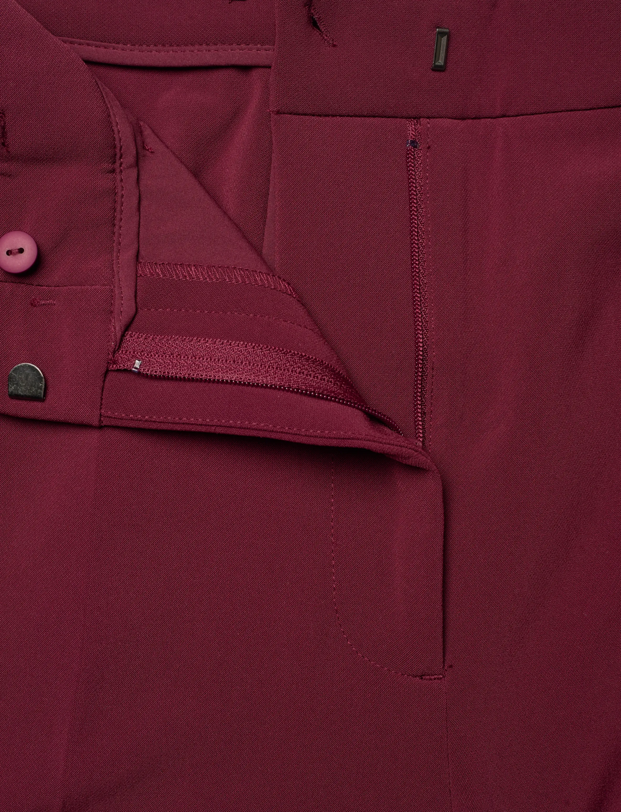 Bruuns Bazaar - BrassicaBBEleza pants - festtøj til outletpriser - burgundy - 3