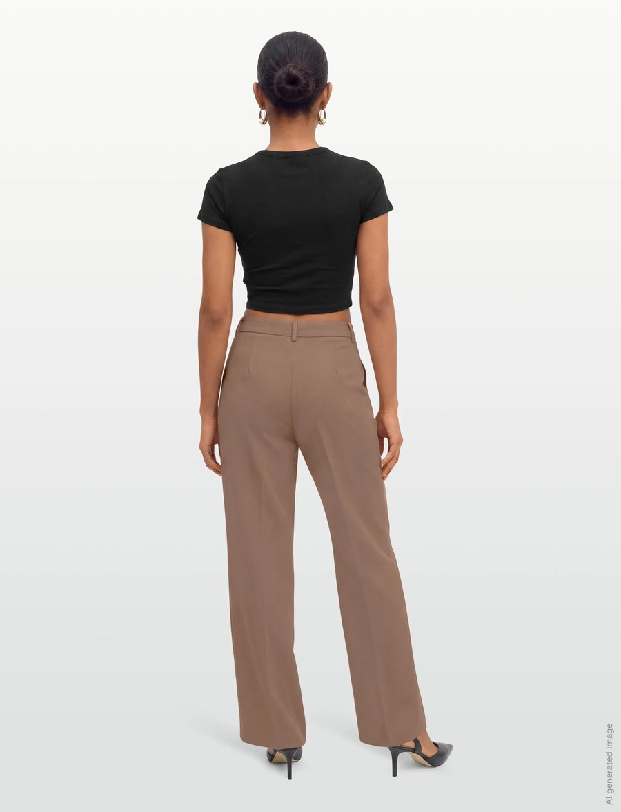 Bruuns Bazaar - BrassicaBBEleza pants - anzugshosen - shitake - 4