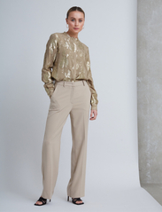 Bruuns Bazaar - BrassicaBBEleza pants - dalykinio stiliaus kelnės - silver mink - 2