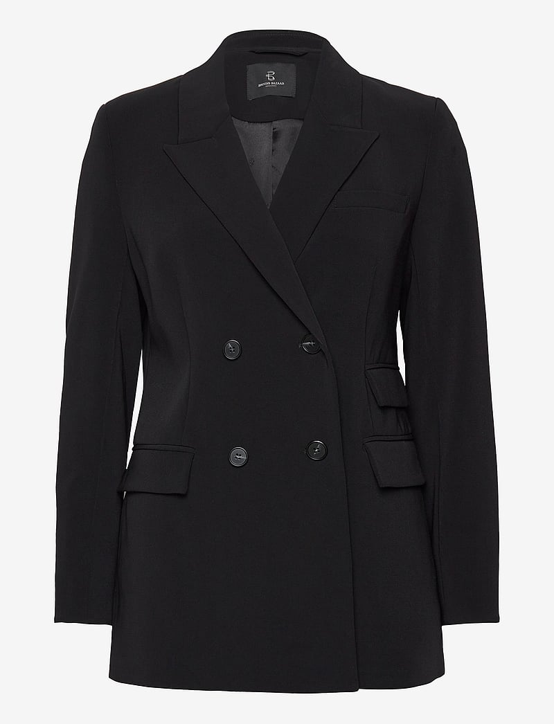Bruuns Bazaar - Brassica Linda blazer - dobbeltradede blazere - black - 1