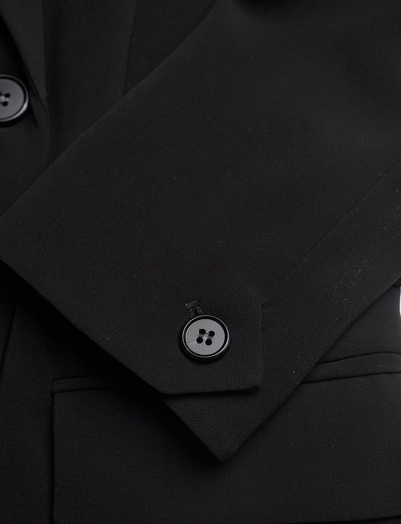 Bruuns Bazaar - Brassica Linda blazer - dobbeltradede blazere - black - 4