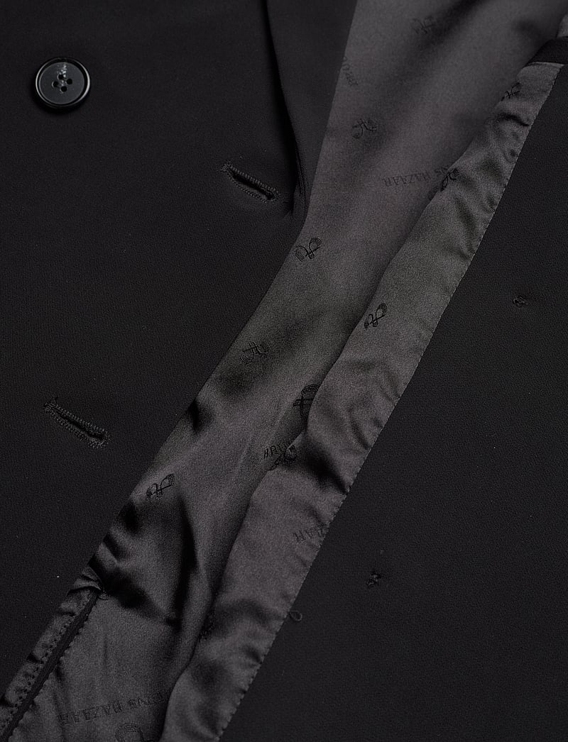 Bruuns Bazaar - Brassica Linda blazer - dobbeltradede blazere - black - 5