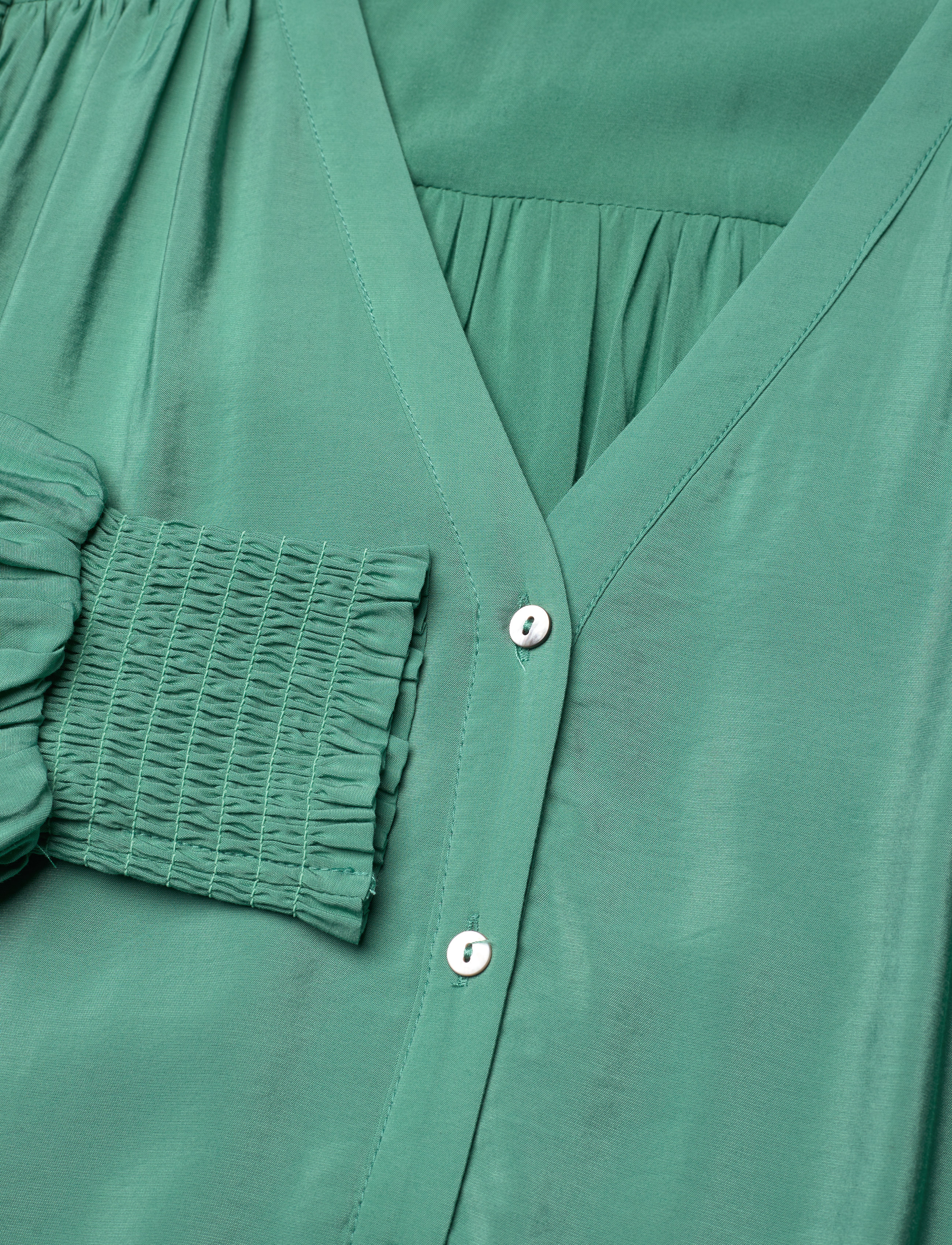 Bruuns Bazaar - Rosebay Carline dress - skjortekjoler - frosty spruce - 3