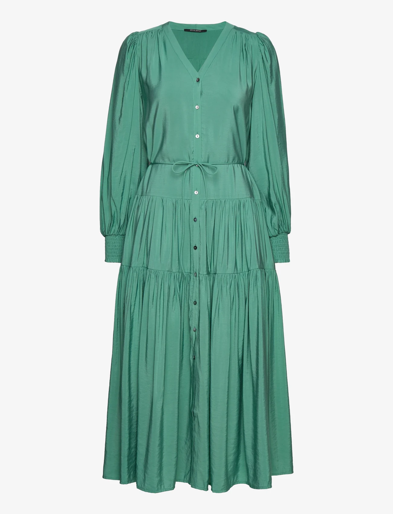 Bruuns Bazaar - Rosebay Carline dress - skjortklänningar - frosty spruce - 0