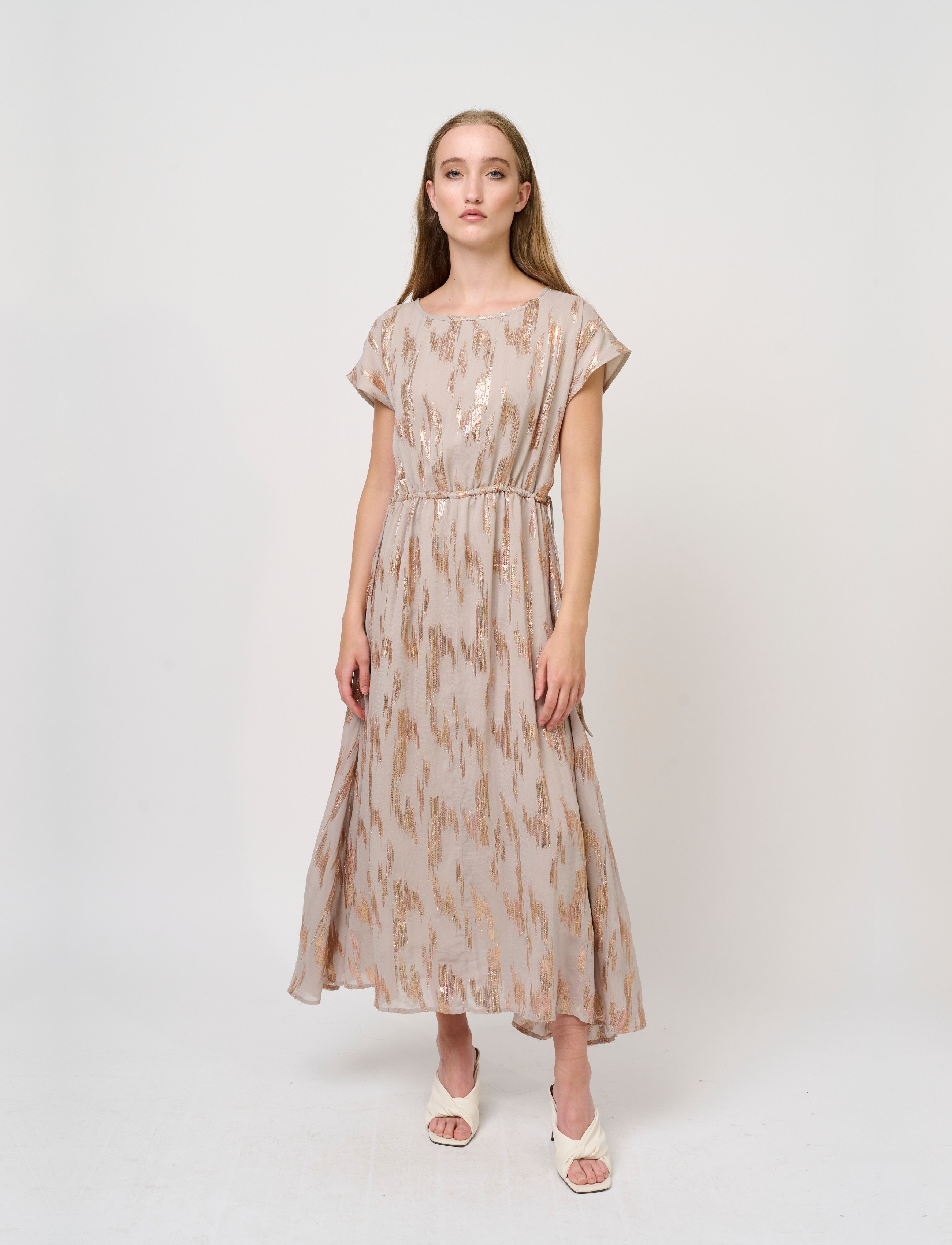 Bruuns Bazaar GuzBBLucca dress - Midikleidid - CHATEAU GREY / grey