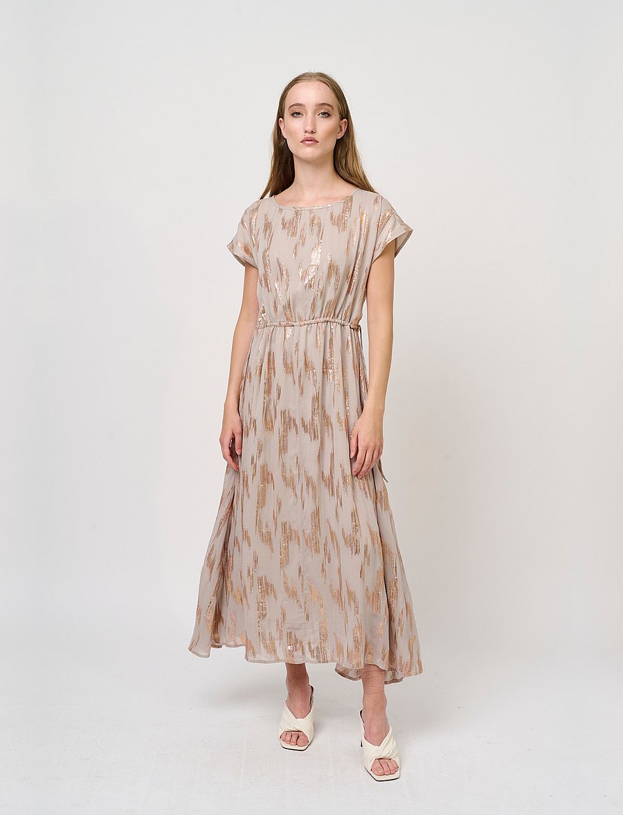 Bruuns Bazaar - GuzBBLucca dress - midimekot - chateau grey - 0