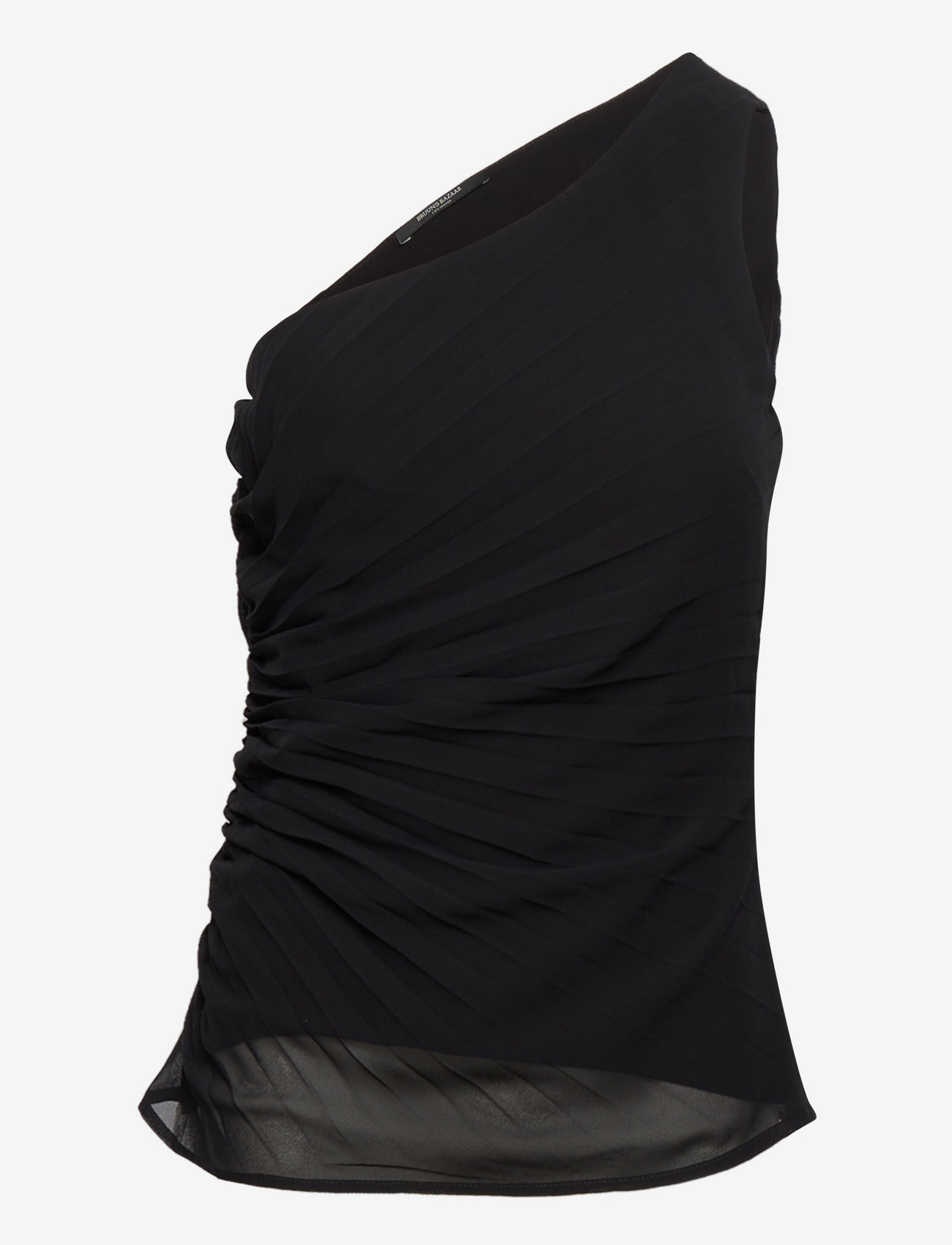 Bruuns Bazaar - HebeBBAdita blouse - varrukateta pluusid - black - 1