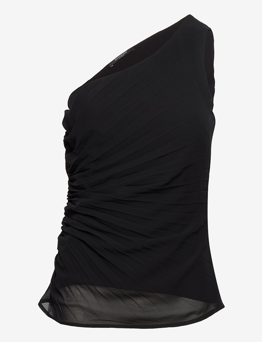 Bruuns Bazaar - HebeBBAdita blouse - hihattomat puserot - black - 1