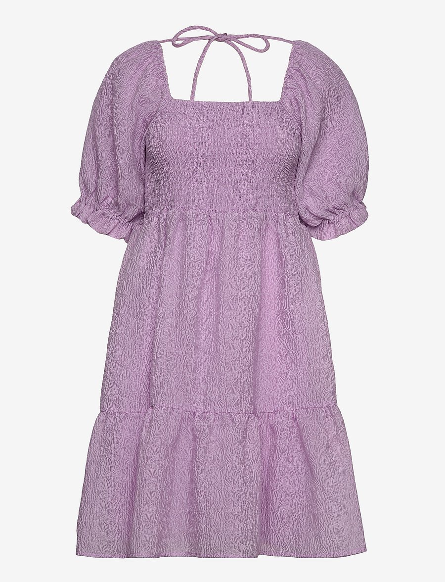 Bruuns Bazaar - Mimosa Zosia dress - korta klänningar - light orchid - 0