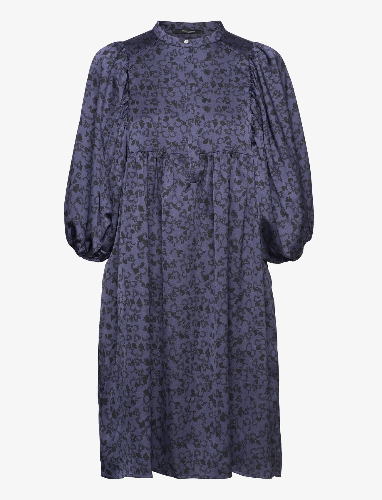 Bruuns Bazaar - AcaciaBBSarina dress - särkkleidid - blue indigo aop - 0