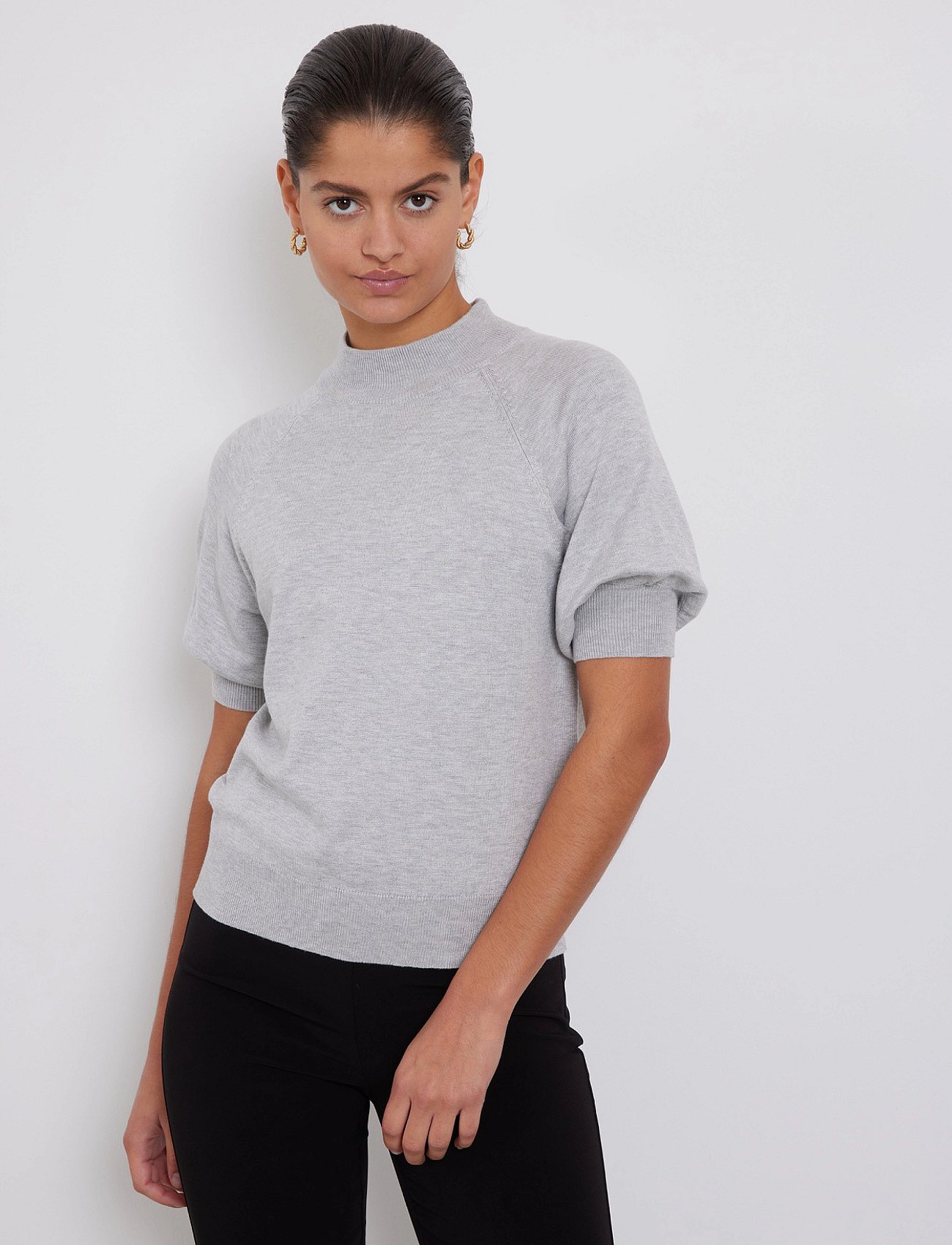 Anemone Halias knit - GREY MELANGE