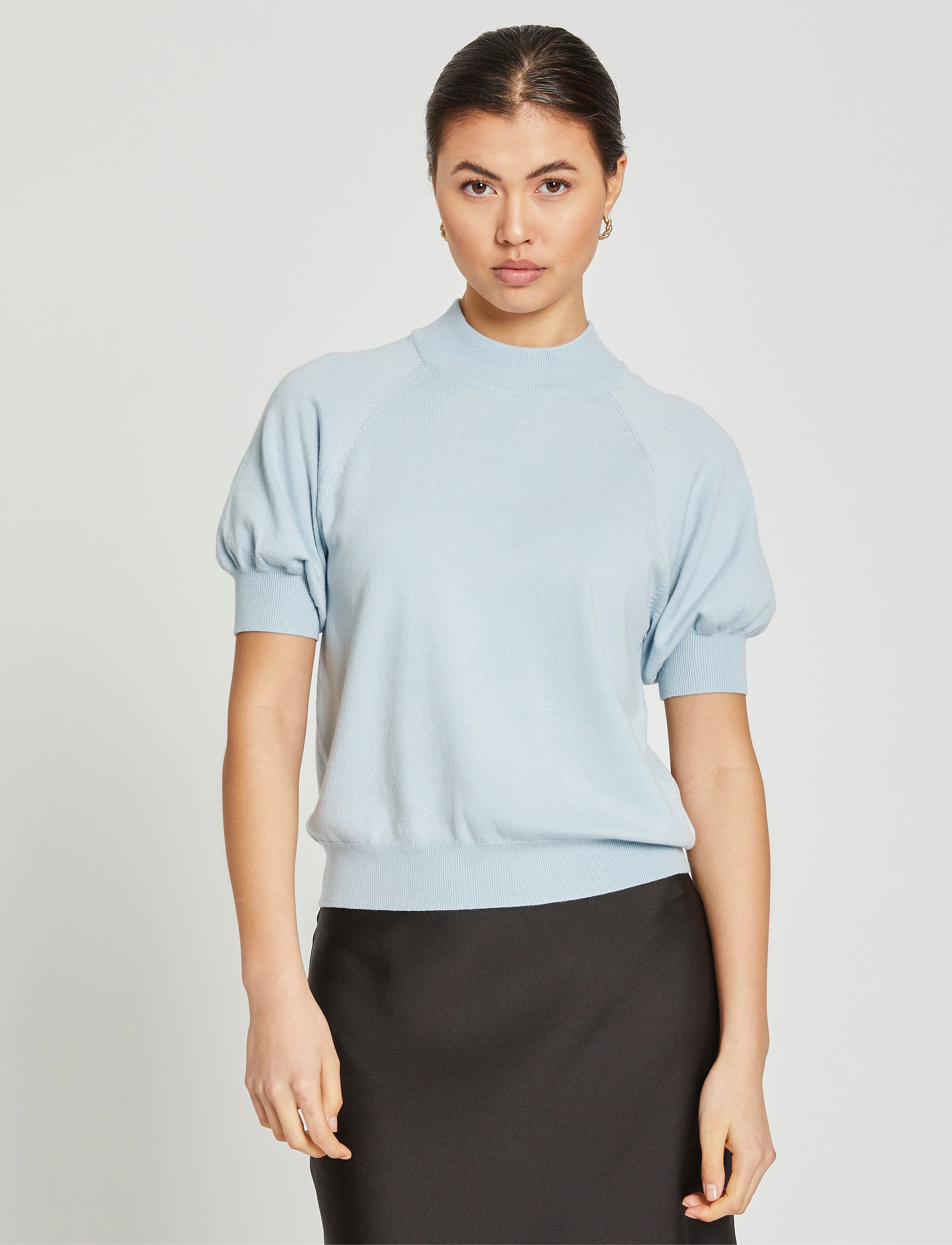 Bruuns Bazaar - Anemone Halias knit - summer sky - 0