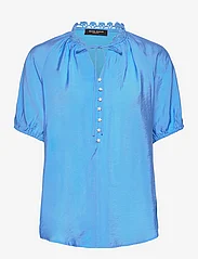 Bruuns Bazaar - RosebayBBKarly shirt - short-sleeved blouses - azure blue - 0