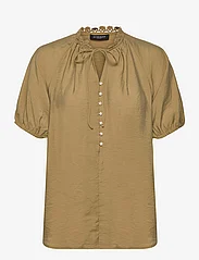 Bruuns Bazaar - RosebayBBKarly shirt - short-sleeved blouses - olive - 0