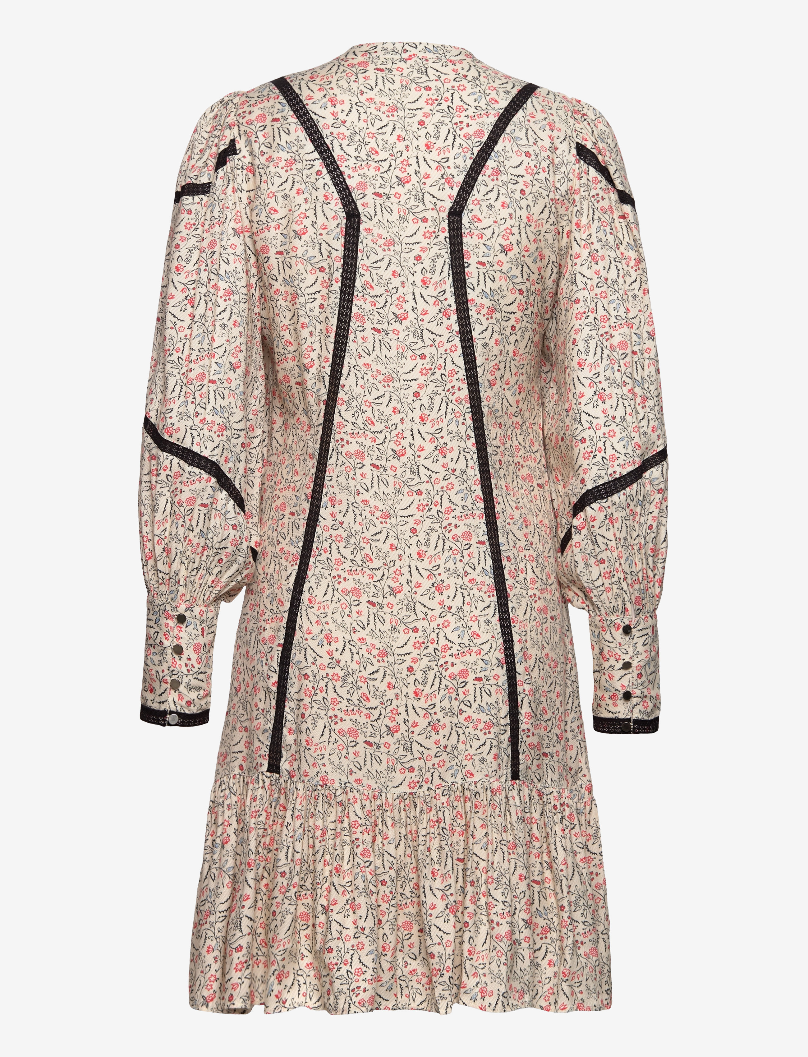 Bruuns Bazaar - Silene Leigh dress - korte kjoler - red flower - 2