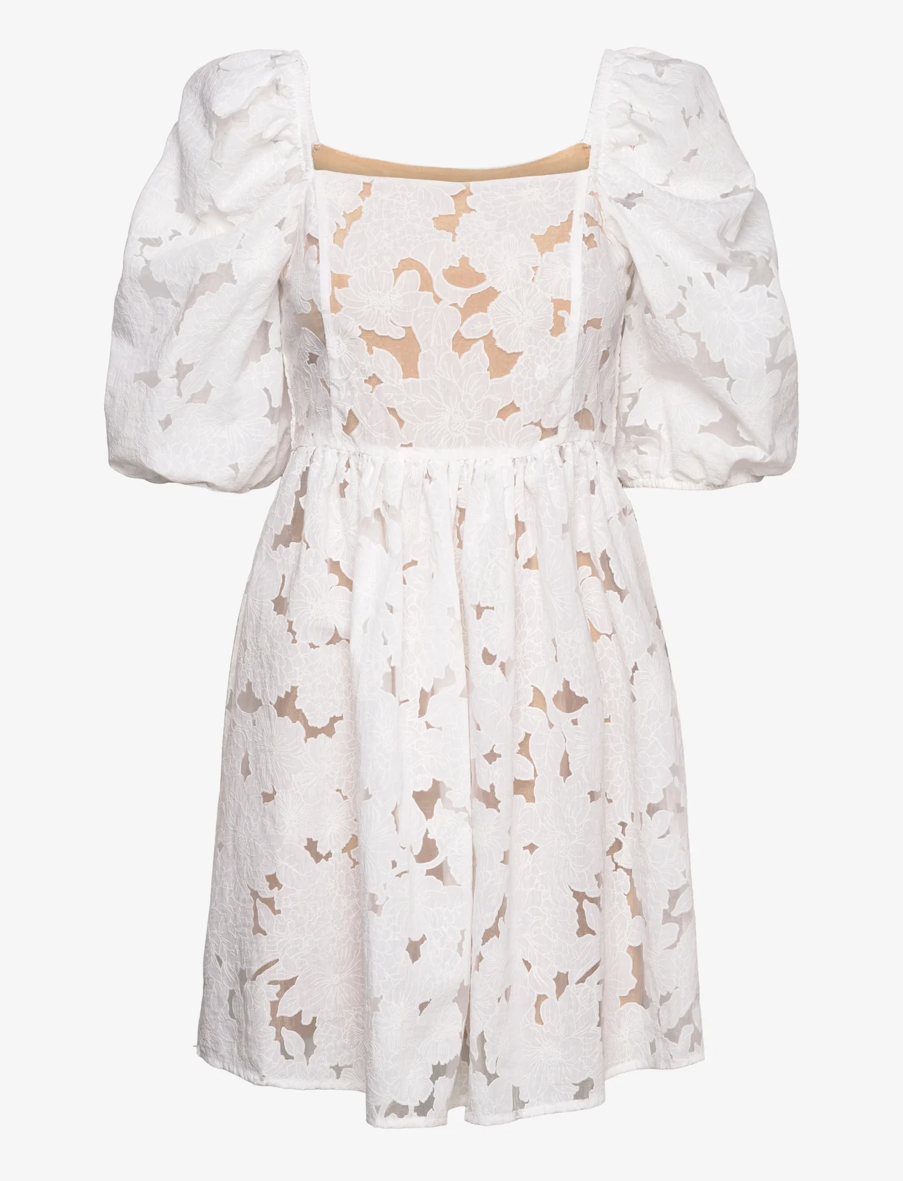 Bruuns Bazaar - Photinia Misas dress - odzież imprezowa w cenach outletowych - snow white / sand - 0