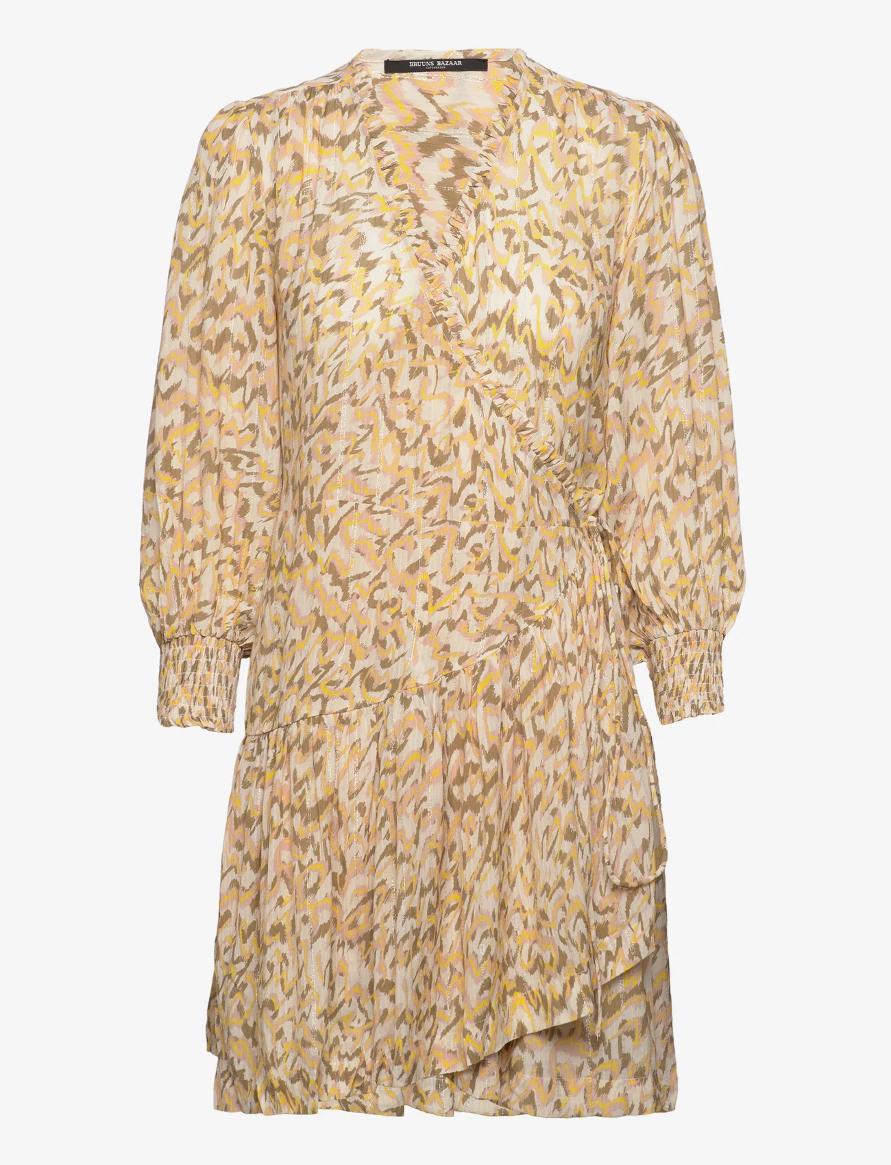 Bruuns Bazaar - HasselBBNaimas dress - sommerkjoler - olive print - 0