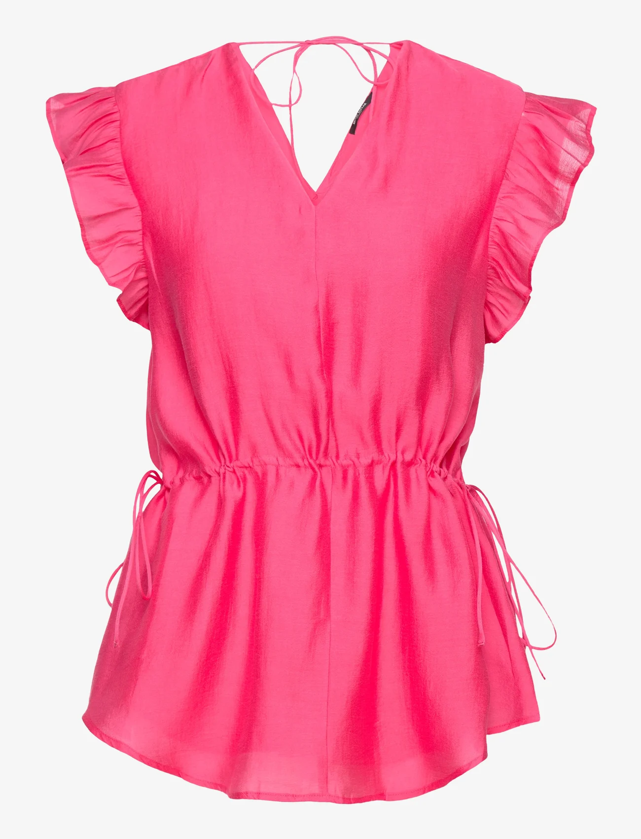 Bruuns Bazaar - Zaria Gisla blouse - lühikeste varrukatega pluusid - virtual pink - 0
