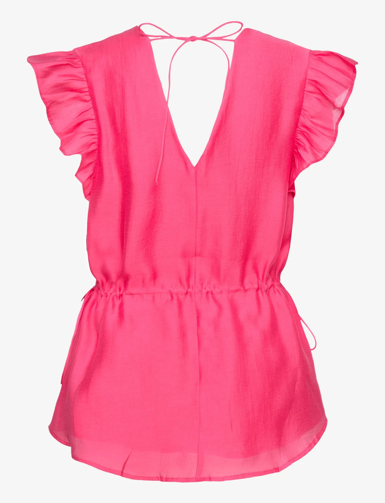 Bruuns Bazaar - Zaria Gisla blouse - lühikeste varrukatega pluusid - virtual pink - 1