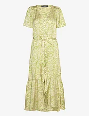 Bruuns Bazaar - AcaciaBBHanielle dress - midi jurken - moss green print - 0